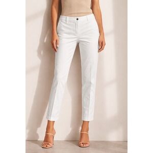MICHAEL KORS White Wellesley Ankle Pants Women's Size 8P